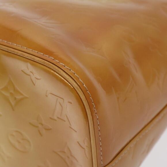 LOUIS VUITTON Monogram Vernis Houston Hand Bag Beige M91004 - Picture 16 of 16